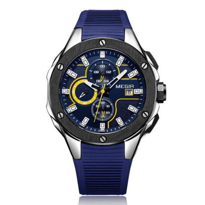 Megir 2054 Men's Chronograph Watch – Blue