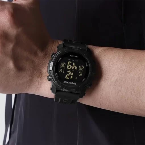 Naviforce 7104 Men's Watch – Black