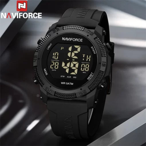 Naviforce 7104 Men's Watch – Black