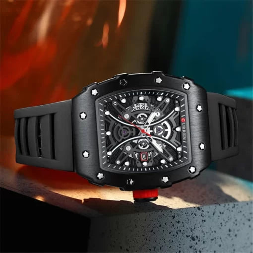 Curren 8438 Men's Chronograph Watch – Black