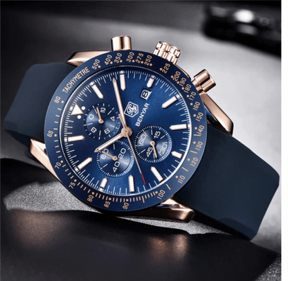 Benyar 5140 Men's Chronograph Watch – Blue