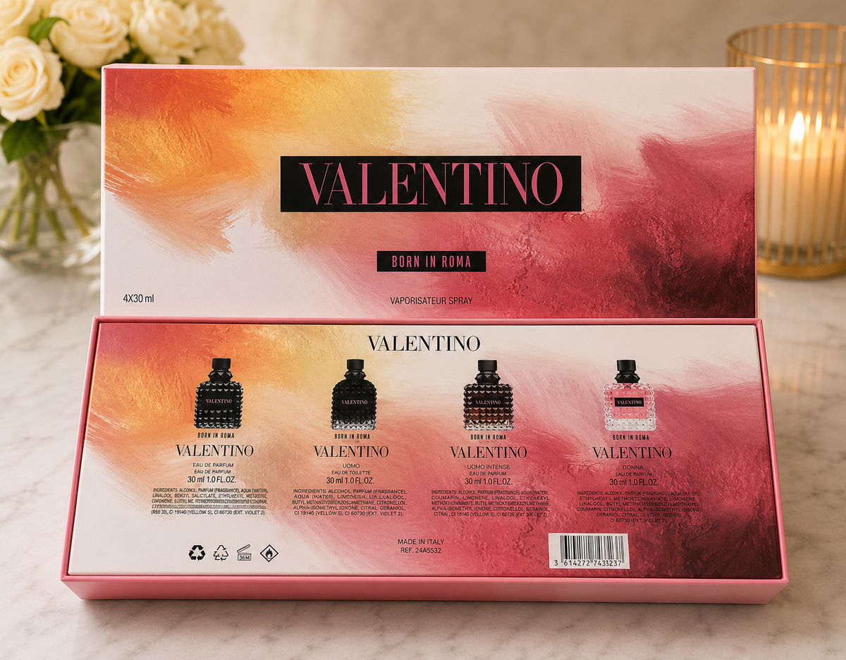 Valentino Born In Roma Uomo/Donna Set (4x30ml) (Unisex Gift Set)