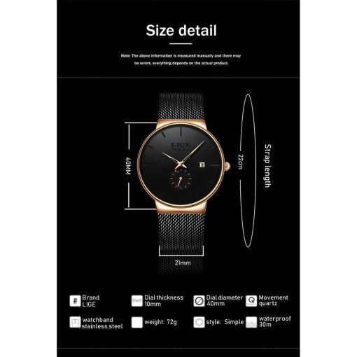 Lige 9969 Men's Chronograph Watch