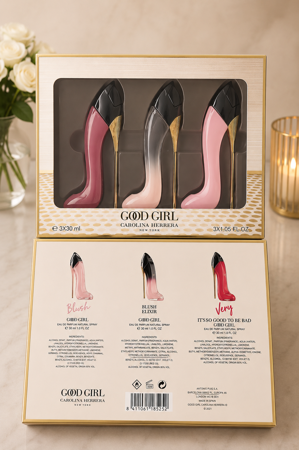 CH Good Girl Blush/Blush Elixir/Very Set (3x30ml) (Ladies Gift Set)
