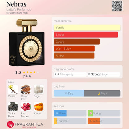 Nebras By Lattafa EDP 100ml - UNISEX
