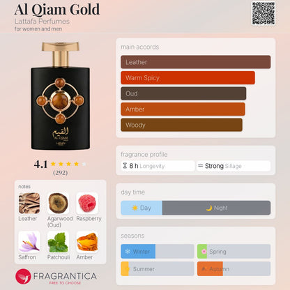Al Qiam Gold Lattafa Pride Gift set