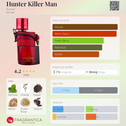 Hunter Killer Armaf 100ml
