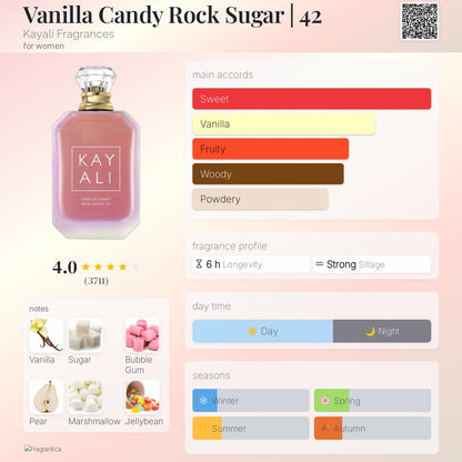 Kayali Candy Vanilla Rock Sugar 42 EDP 100ml