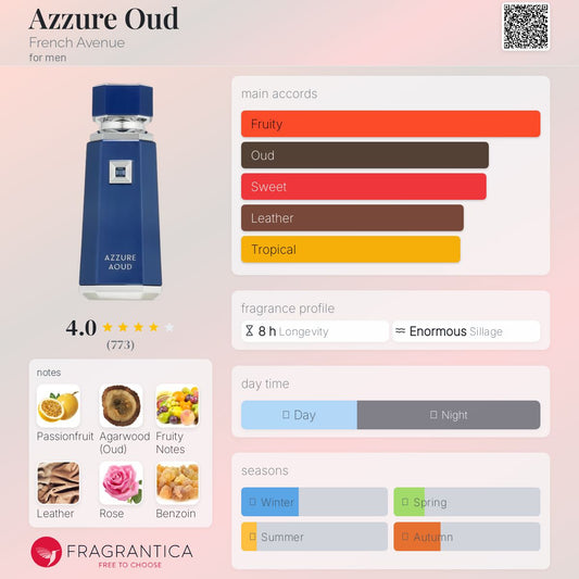 Azzure Oud French Avenue 100ml
