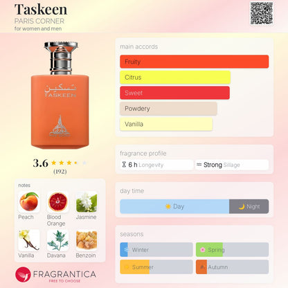 Taskeen By Paris Corner EDP 100ml