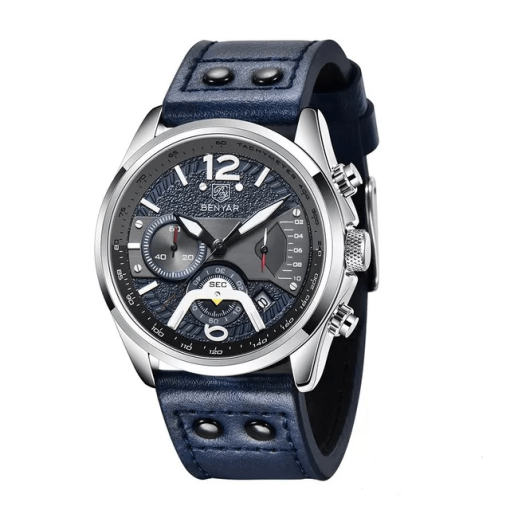 Benyar 5171 Men's Chrongraph Watch – Blue