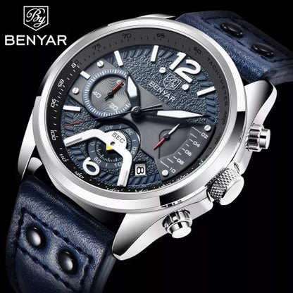Benyar 5171 Men's Chrongraph Watch – Blue