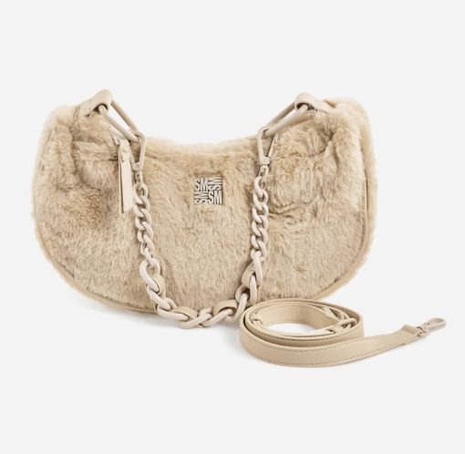 Steve Madden Faux-Fur Shoulder Bag