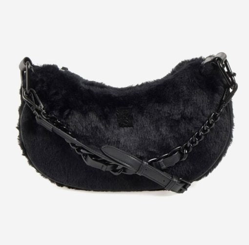 Steve Madden Faux-Fur Shoulder Bag