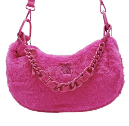 Steve Madden Faux-Fur Shoulder Bag