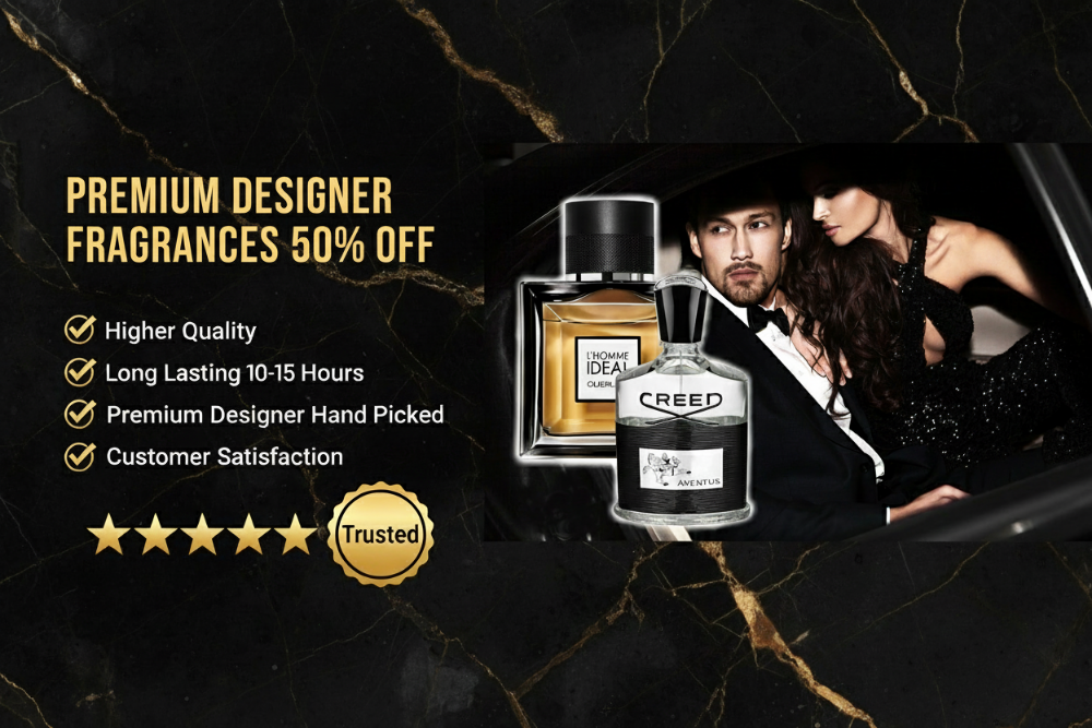 Premium Designer Fragrances 50% OFF