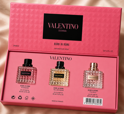 Valentino Donna Born In Roma ExtraDose/Yellow Dream/The Gold Set (3x30ml) (Ladies Gift Set)