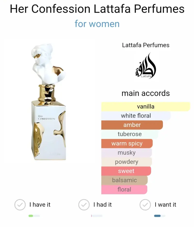 Her Confession by Lattafa 100ml (LADIES) - Image 3