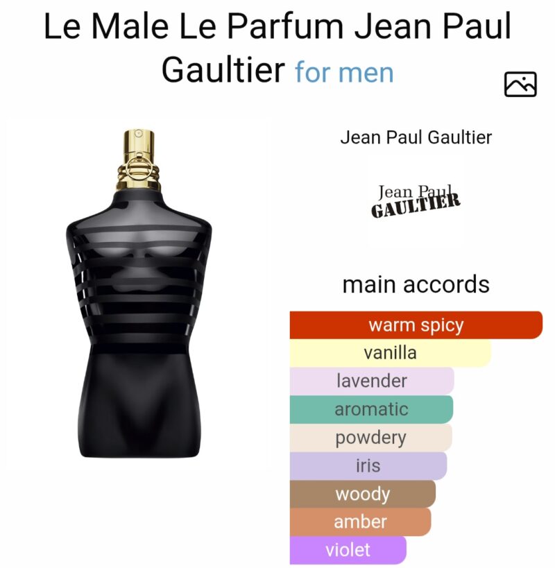 Jean Paul Gaultier Le Male LE PARFUM 125ml - Image 2